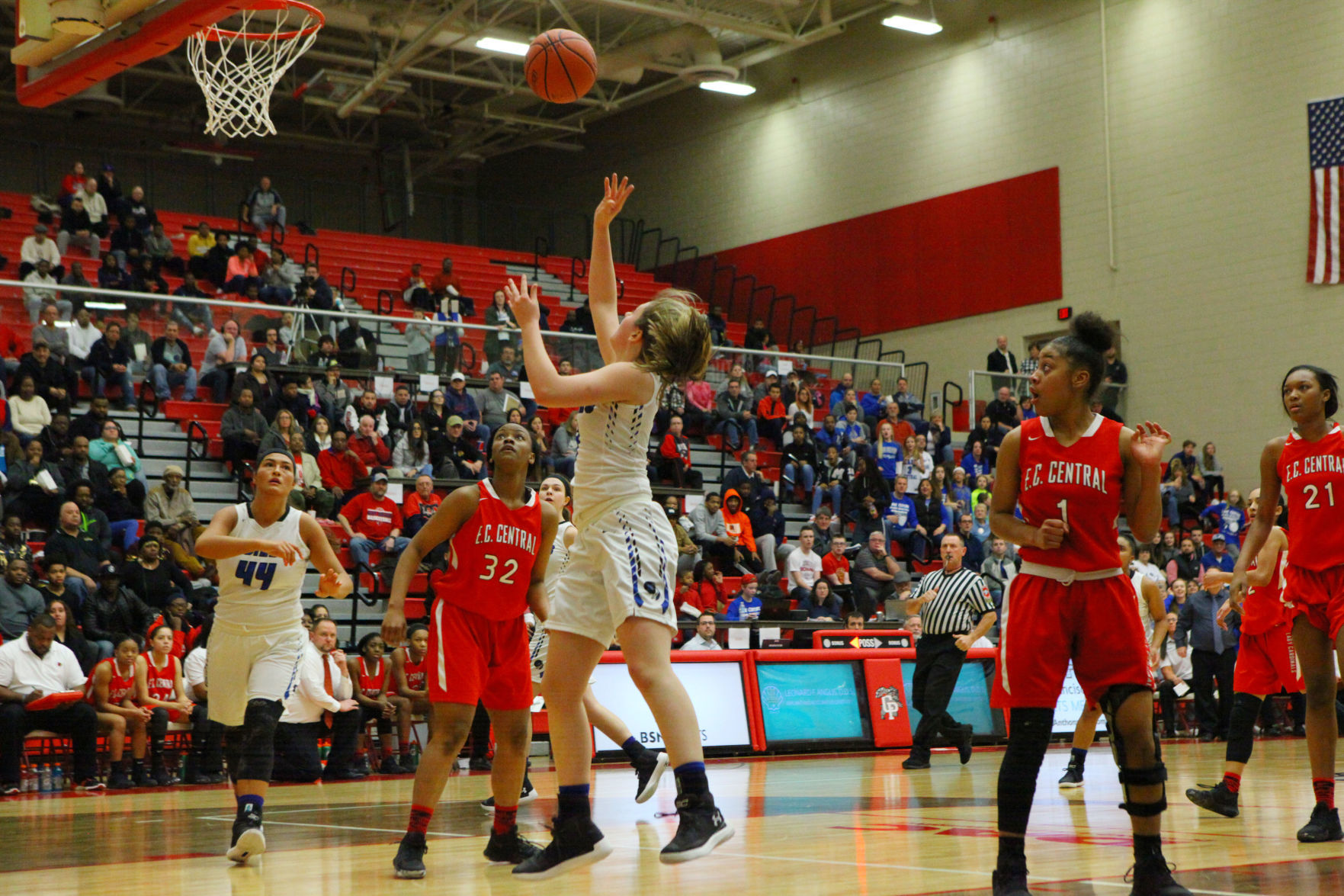 Girls Basketball Sectional Finals - E.C. Central vs. Lake Central